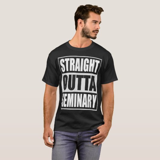 Unmittelbarer Ausblick Seminar Funny Preacher T-Shirt (Vorne ganz)