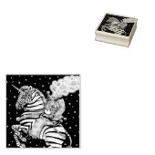 UNMITTELBARER HORSEMAN-SCHLUSS ZUR ZEBRA-RUBBER-BR GUMMISTEMPEL (Stempel)