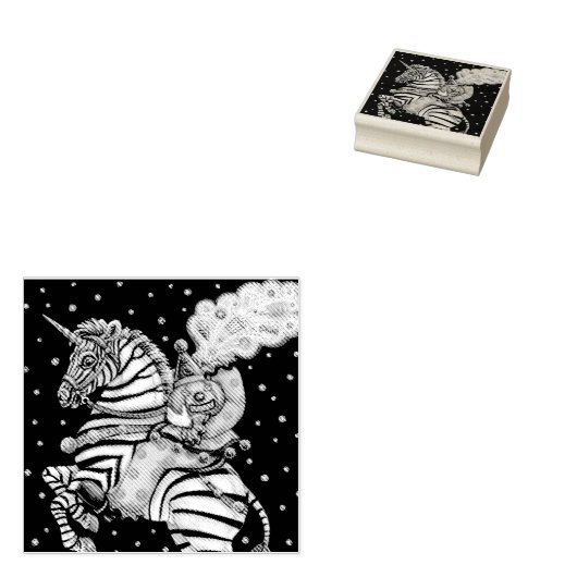 UNMITTELBARER HORSEMAN-SCHLUSS ZUR ZEBRA-RUBBER-BR GUMMISTEMPEL (Stempel)