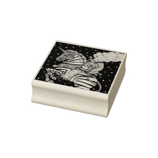 UNMITTELBARER HORSEMAN-SCHLUSS ZUR ZEBRA-RUBBER-BR GUMMISTEMPEL (Stempel)