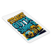 Unmittelbarer Sommer - Retro Zurück in die Schule Magnet (Rechte Seite)