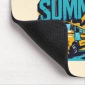 Unmittelbarer Sommer - Retro Zurück in die Schule Mousepad (Ecke)