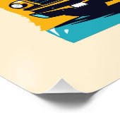 Unmittelbarer Sommer - Retro Zurück in die Schule Poster (Ecke)