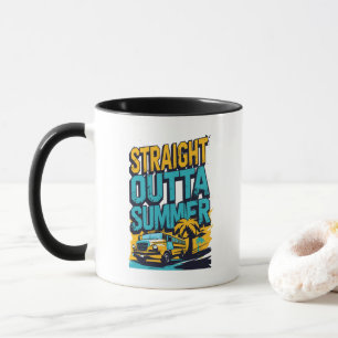 Unmittelbarer Sommer - Retro Zurück in die Schule Tasse