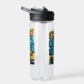 Unmittelbarer Sommer - Retro Zurück in die Schule Trinkflasche (Rechts)