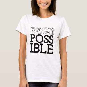 Unmöglich Christliches Kunstangebot Kunstwerke T-Shirt