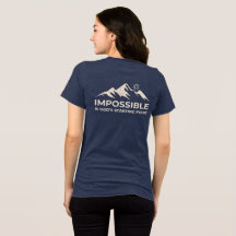 Unmöglich ist Gottes Ausgangspunkt, inspirierend