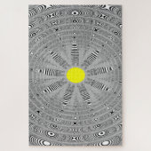 Unmögliche Blume für grafisches Fraktal Puzzle (Vertikal)