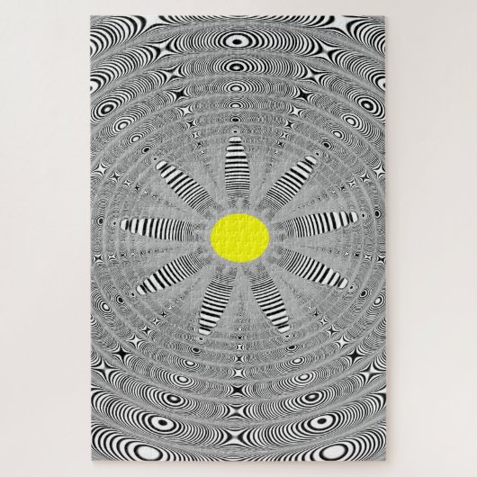 Unmögliche Blume für grafisches Fraktal Puzzle (Vertikal)