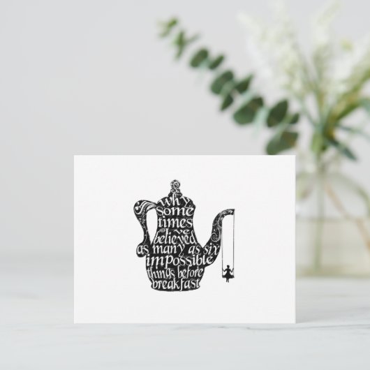 Unmögliche Dinge Postkarte (Stehend Vorderseite)