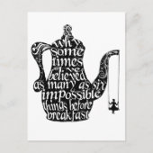 Unmögliche Dinge Postkarte (Vorderseite)