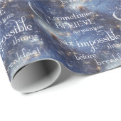 Unmögliche Dinge Stars Wrapping Paper Geschenkpapier (Rolleneckpunkt)