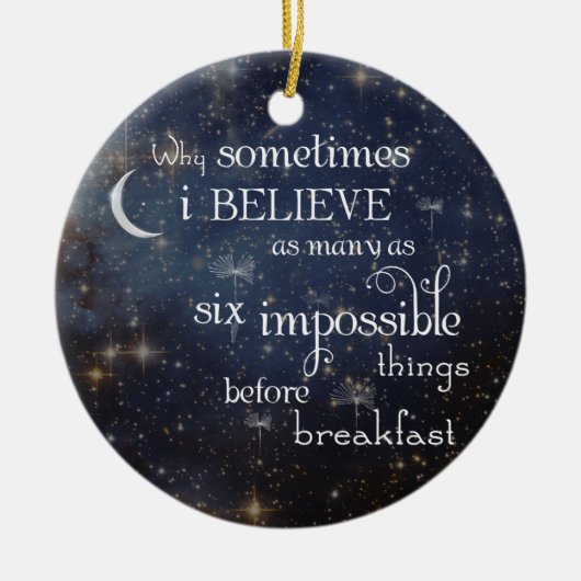 Unmögliche Dinge Sterne Ornament (Vorne)