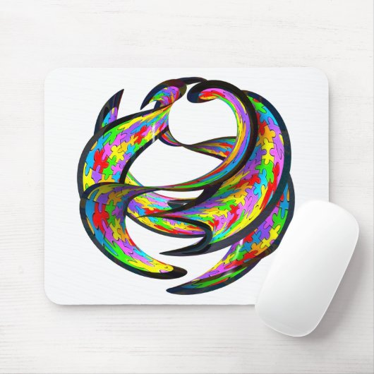 Unmögliche Geometrie Mousepad (Mit Mouse)