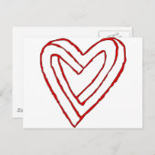 Unmögliche Herzerkrankung Postkarte (Vorne/Hinten)