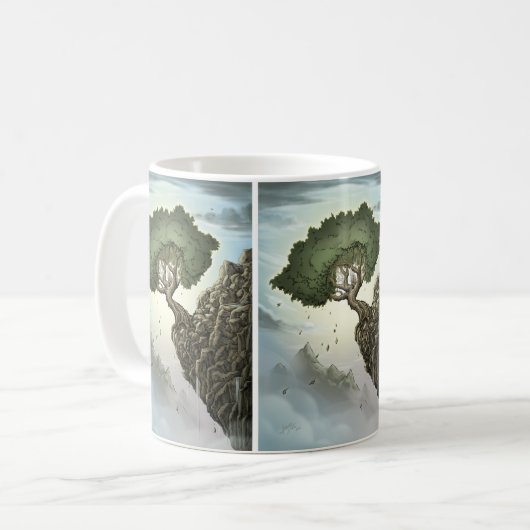 Unmögliche Hoffnung Kaffeetasse (Vorderseite Links)