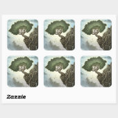 Unmögliche Hoffnung Quadratischer Aufkleber (Blatt)