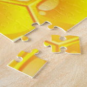 Unmögliche Honigwabe mit Bienen Puzzle (Seite)