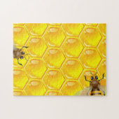 Unmögliche Honigwabe mit Bienen Puzzle (Horizontal)