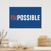 Unmögliche Inspirationsmöglichkeiten Erfolg Poster (Küche)