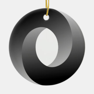 Unmögliche Kreis-optische Täuschung Keramik Ornament