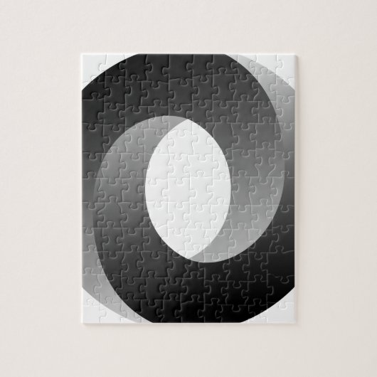 Unmögliche Kreis-optische Täuschung Puzzle (Vertikal)