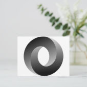 Unmögliche optische Circle-Illusion Postkarte (Stehend Vorderseite)