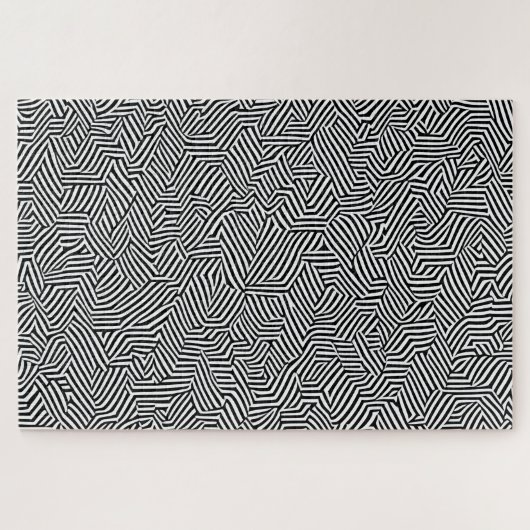 Unmögliche Puzzle Zebra-Illusion (Horizontal)