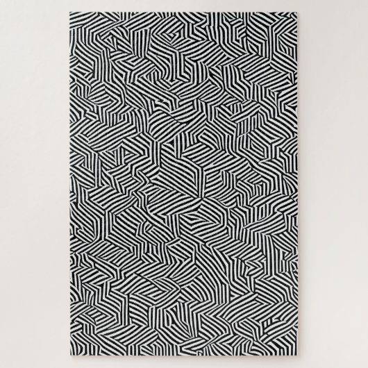 Unmögliche Puzzle Zebra-Illusion (Vertikal)