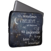 Unmögliche Sache-Stern-Laptop-Hülse Laptopschutzhülle (Vorne Rechts)