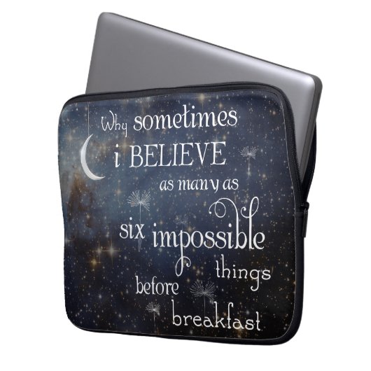 Unmögliche Sache-Stern-Laptop-Hülse Laptopschutzhülle (Vorderseite Links)