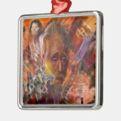 Unmöglicher Traum Silbernes Ornament (Links)