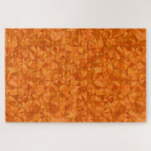 Unmögliches abstraktes Puzzle mit Herbstorange (Horizontal)