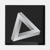 Unmögliches Dreieck Magnet (Vorne)