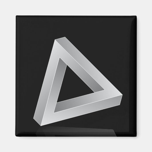 Unmögliches Dreieck Magnet (Vorne)