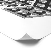 Unmögliches Dreieck Poster (Ecke)