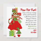 Unmögliches Geschenkstapel Einladung (Vorderseite)