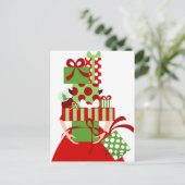 Unmögliches Geschenkstapel Postkarte (Stehend Vorderseite)