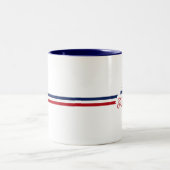 "Unmögliches n'est Pas Français" französischer Zweifarbige Tasse (Mittel)