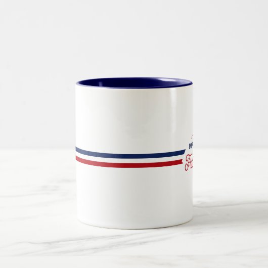 "Unmögliches n'est Pas Français" französischer Zweifarbige Tasse (Mittel)