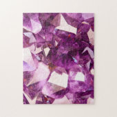 Unmögliches Puzzle - Amethyst Gem Macro (Vertikal)