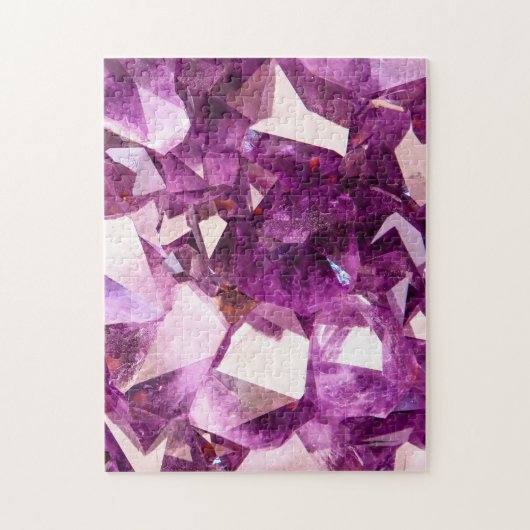 Unmögliches Puzzle - Amethyst Gem Macro (Vertikal)