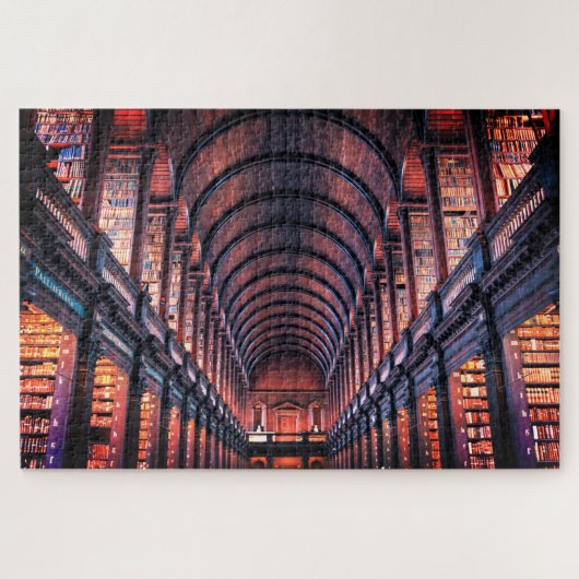 Unmögliches Puzzle - Antike Bibliothek (Horizontal)