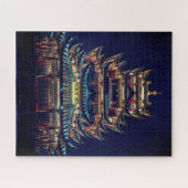 Unmögliches Puzzle - asiatischer Tempel (Horizontal)