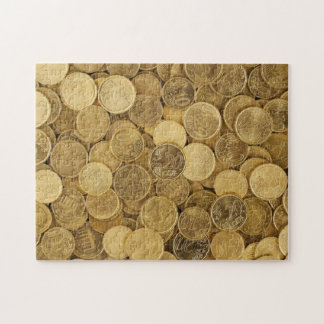 Unmögliches Puzzle - Euro-Münzen