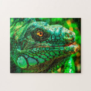 Unmögliches Puzzle - Iguane