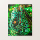 Unmögliches Puzzle - Iguane (Vertikal)