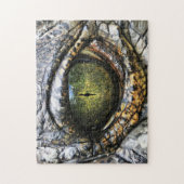 Unmögliches Puzzle - Krokodile Augen (Vertikal)