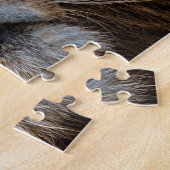 Unmögliches Puzzle - Löwenvergrößerung (Seite)