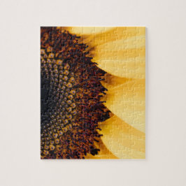 Unmögliches Puzzle - Makrosonnenblume